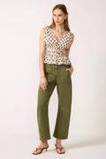 Jade Tie Front Tank