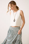 Sloane Linen Muscle Tank