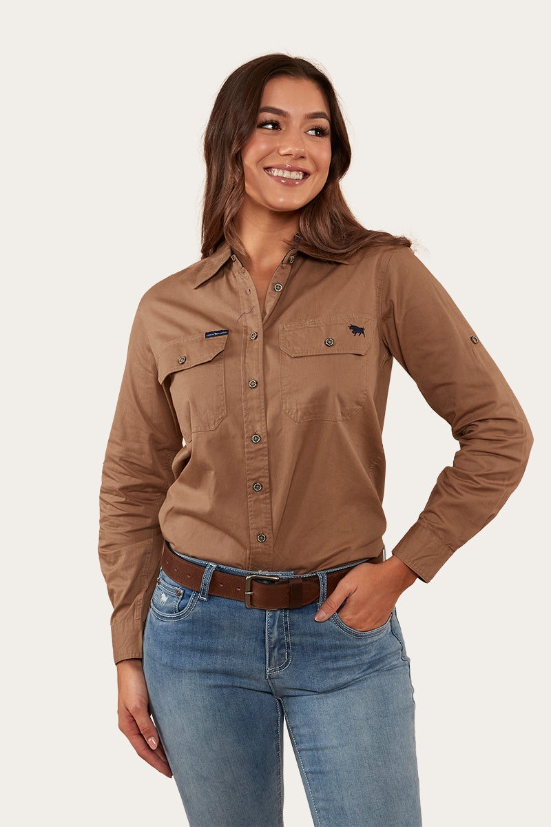 Pentecost River Womens Full Button Work Shirt