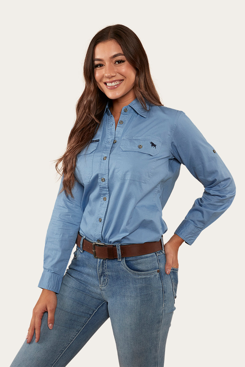 Pentecost River Womens Full Button Work Shirt