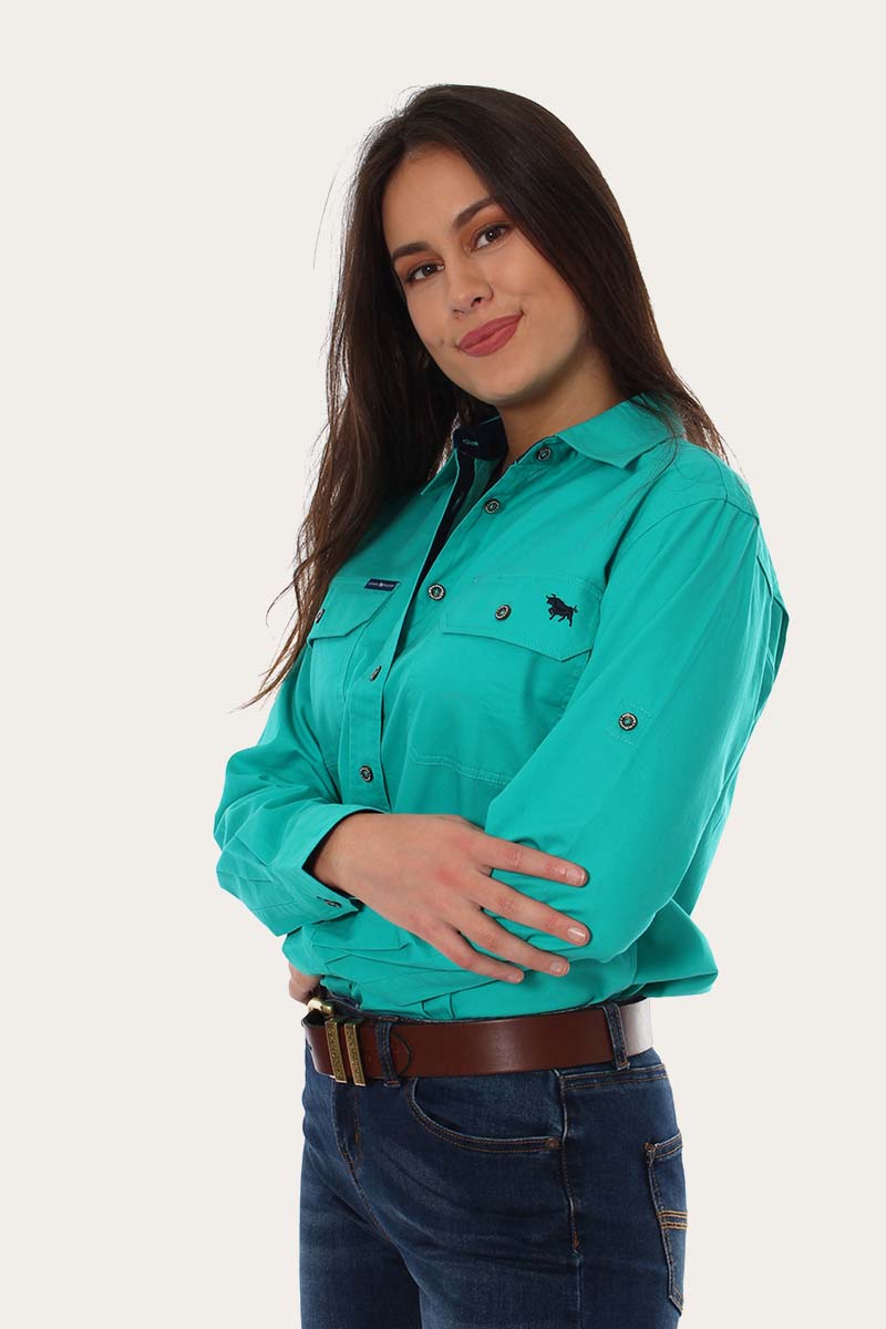 Pentecost River Womens Full Button Work Shirt