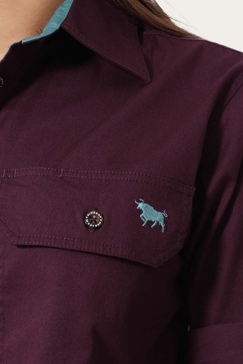 Pentecost River Womens Half Button Work Shirt