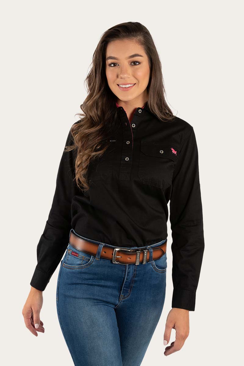 Pentecost River Womens Half Button Work Shirt