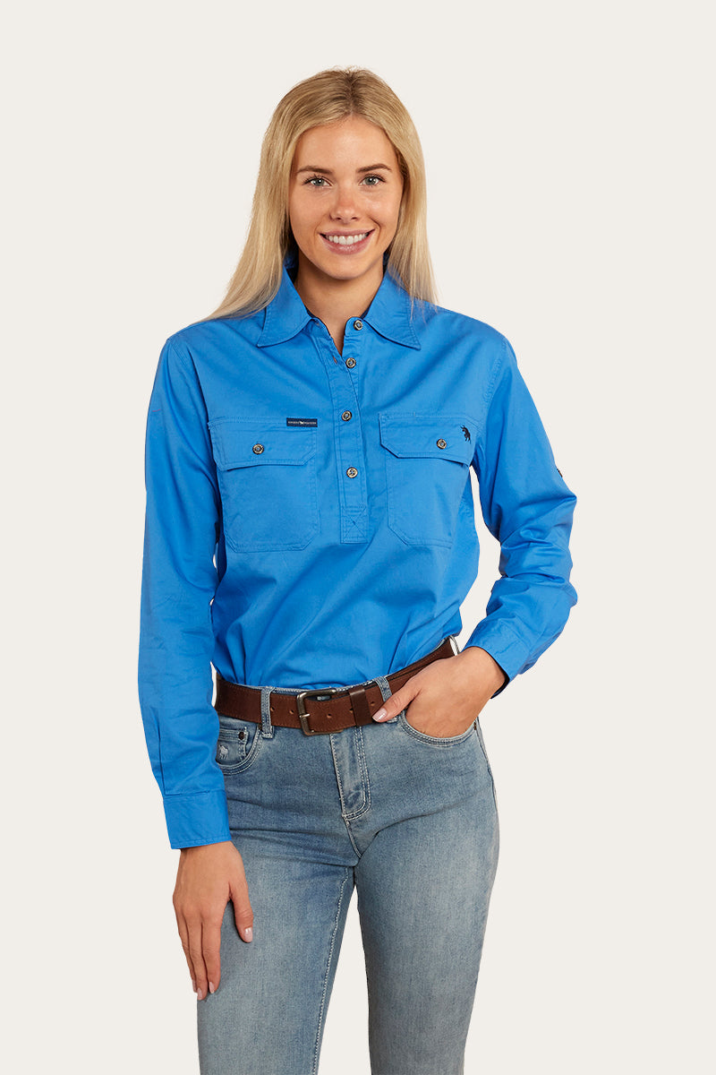 Pentecost River Womens Half Button Work Shirt