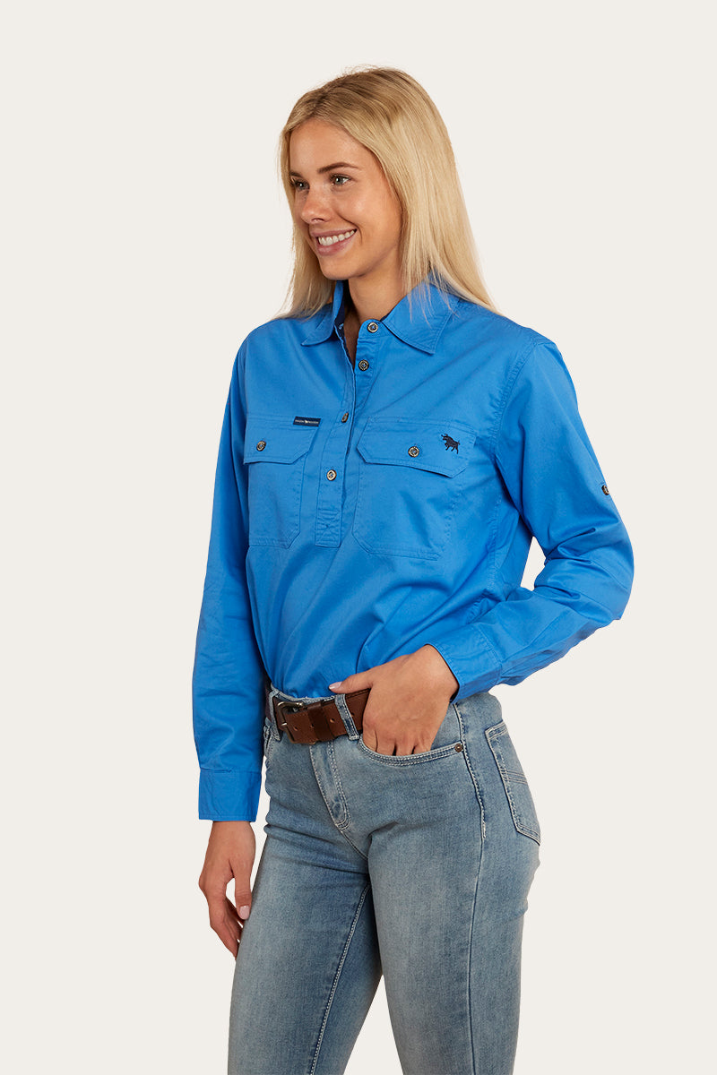 Pentecost River Womens Half Button Work Shirt