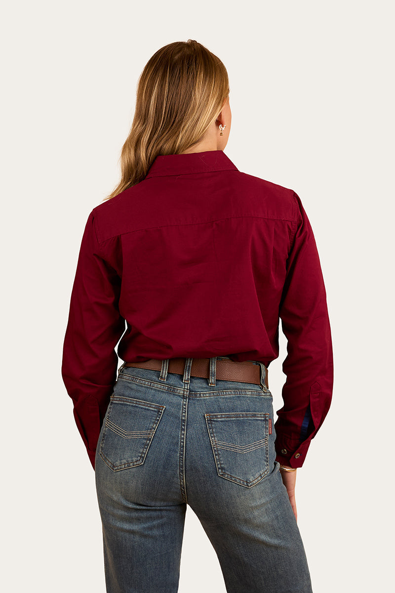 Pentecost River Womens Half Button Work Shirt