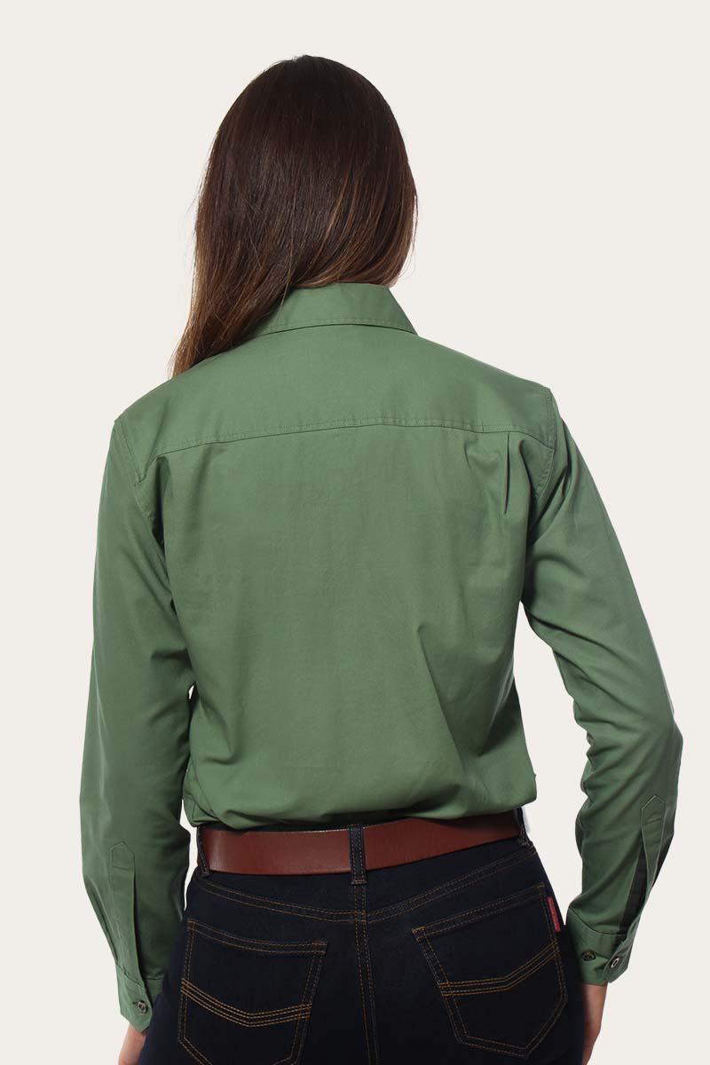 Pentecost River Womens Half Button Work Shirt