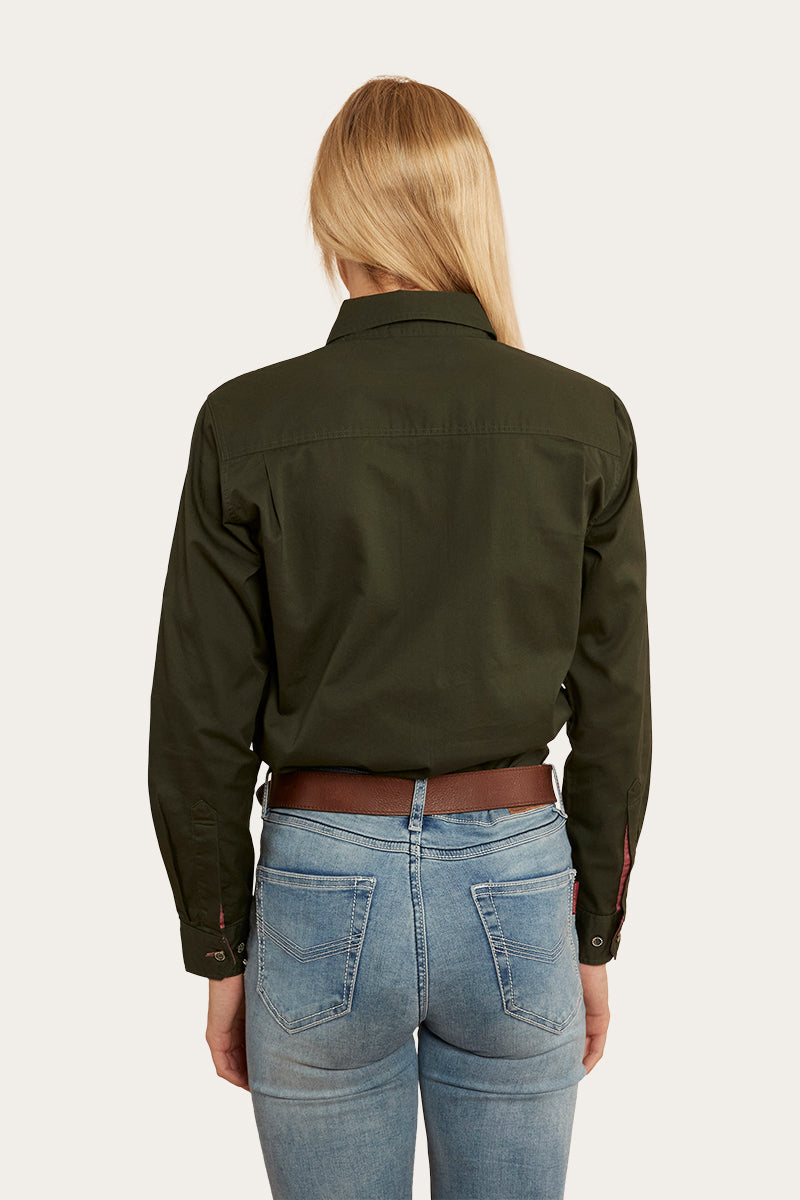 Pentecost River Womens Half Button Work Shirt