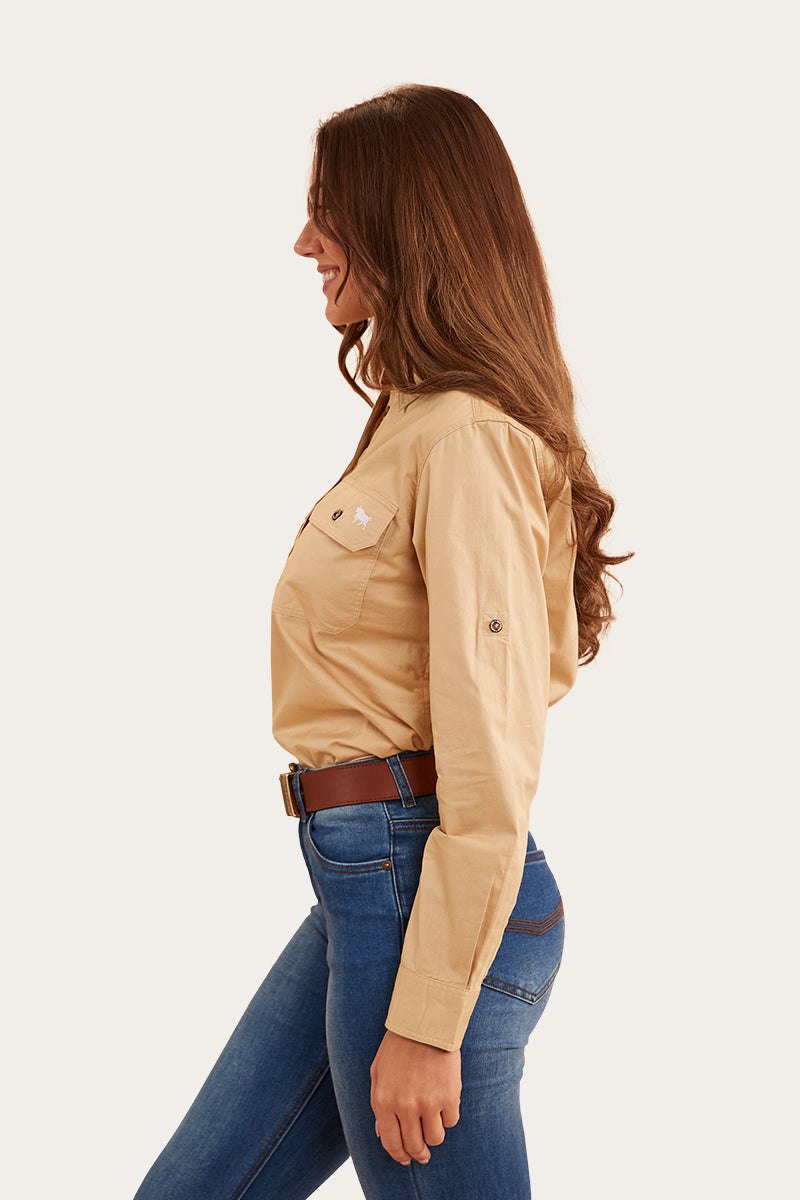 Pentecost River Womens Half Button Work Shirt