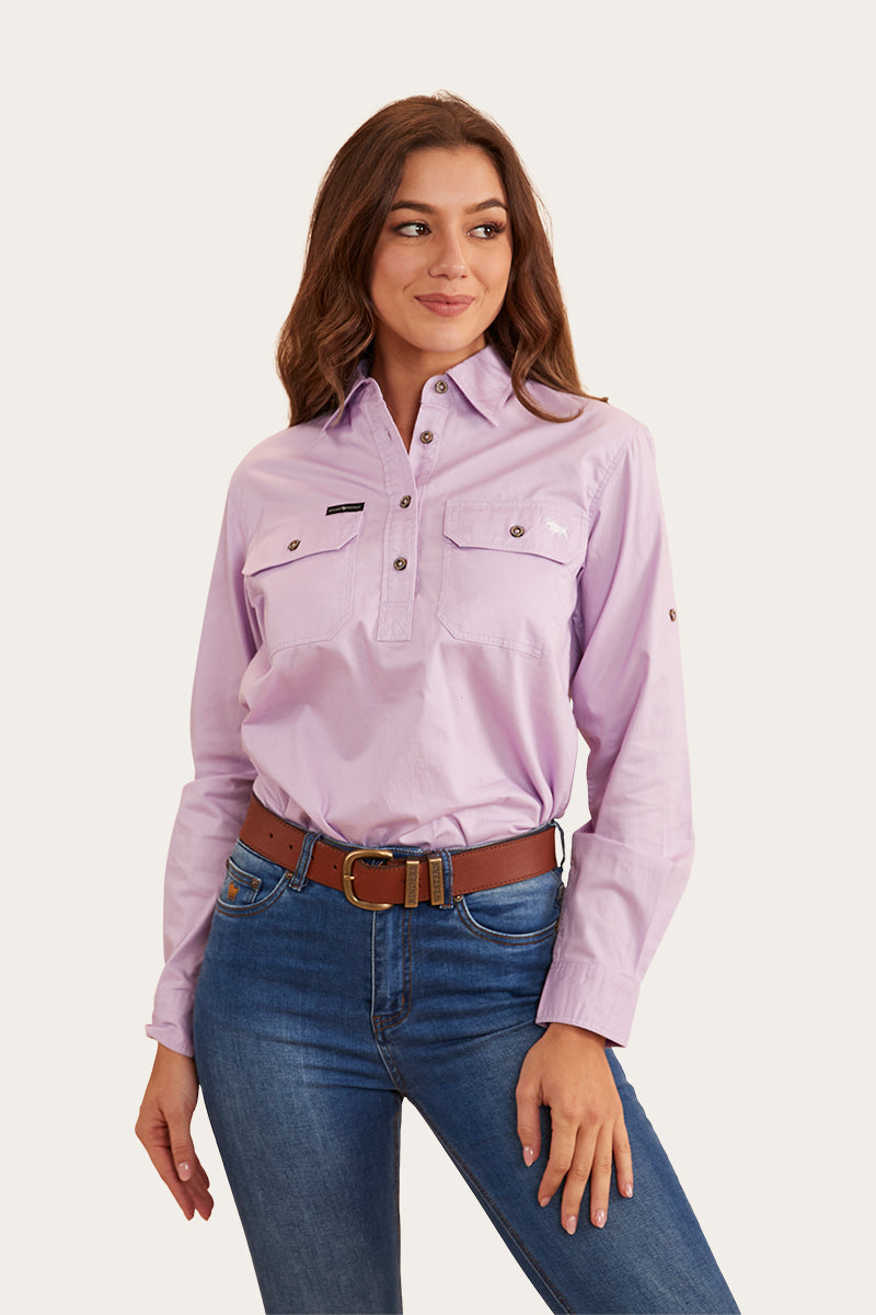 Pentecost River Womens Half Button Work Shirt