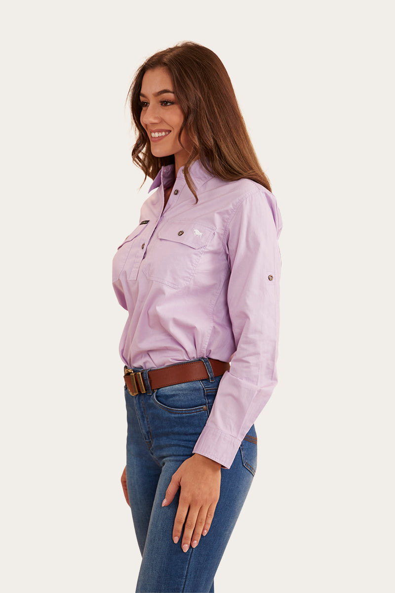 Pentecost River Womens Half Button Work Shirt