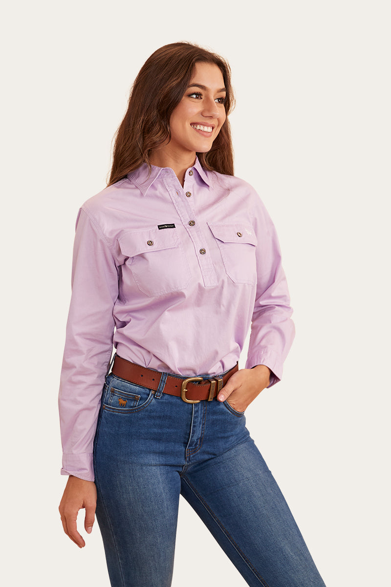 Pentecost River Womens Half Button Work Shirt