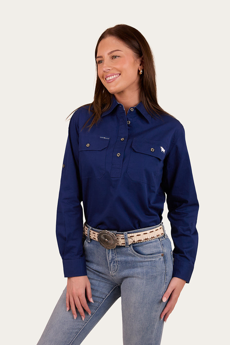 Pentecost River Womens Half Button Work Shirt