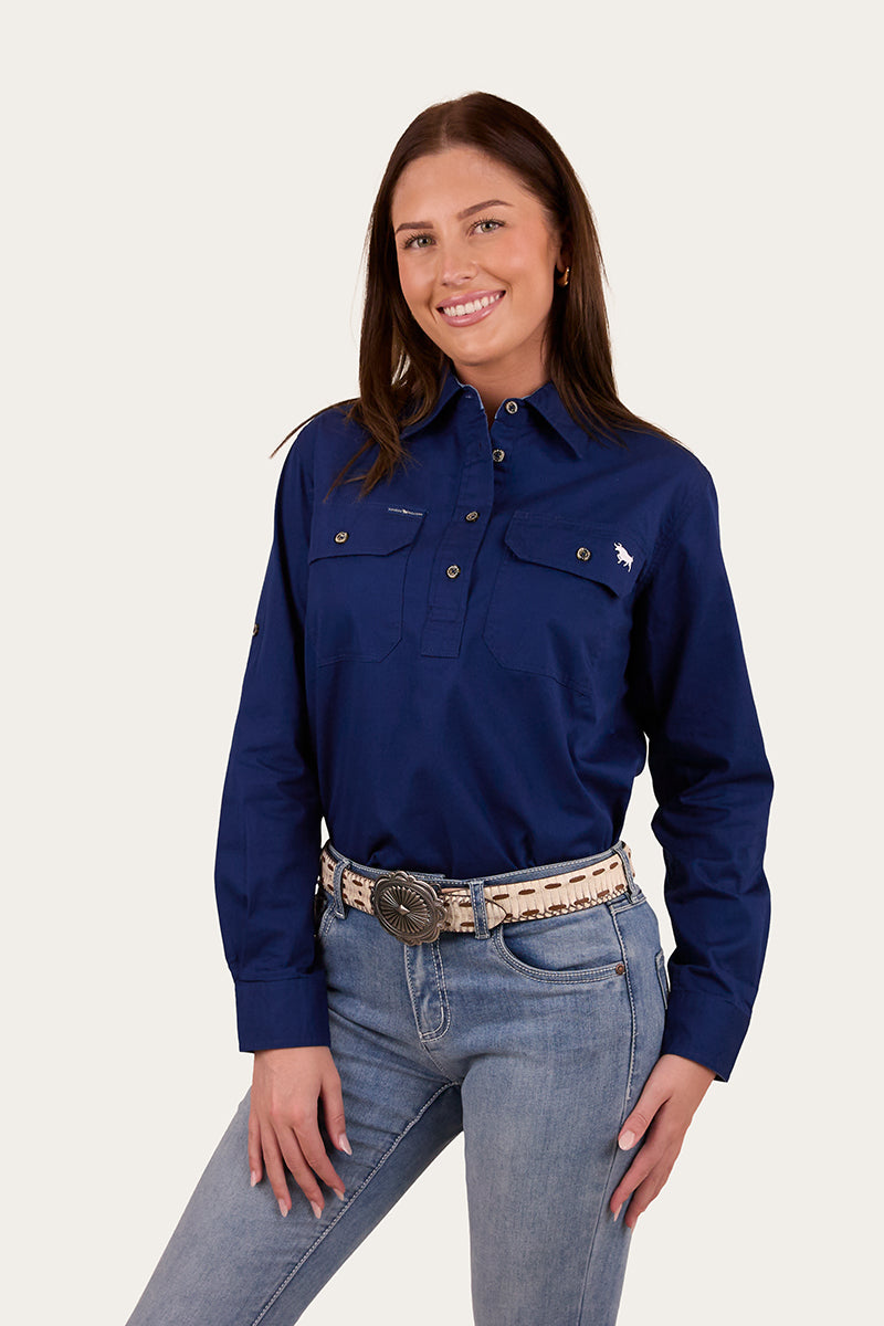 Pentecost River Womens Half Button Work Shirt