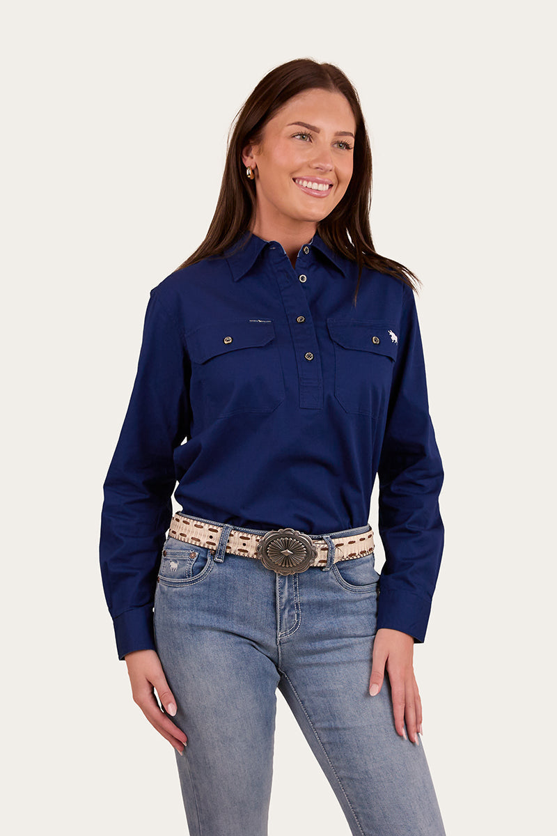 Pentecost River Womens Half Button Work Shirt