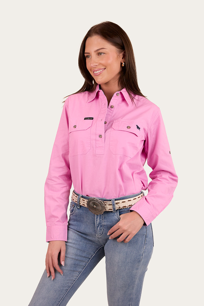 Pentecost River Womens Half Button Work Shirt