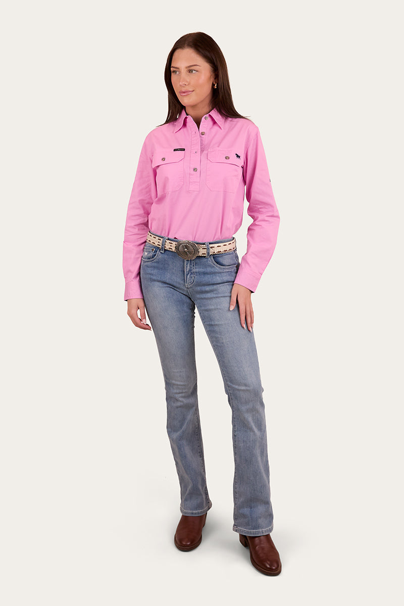 Pentecost River Womens Half Button Work Shirt