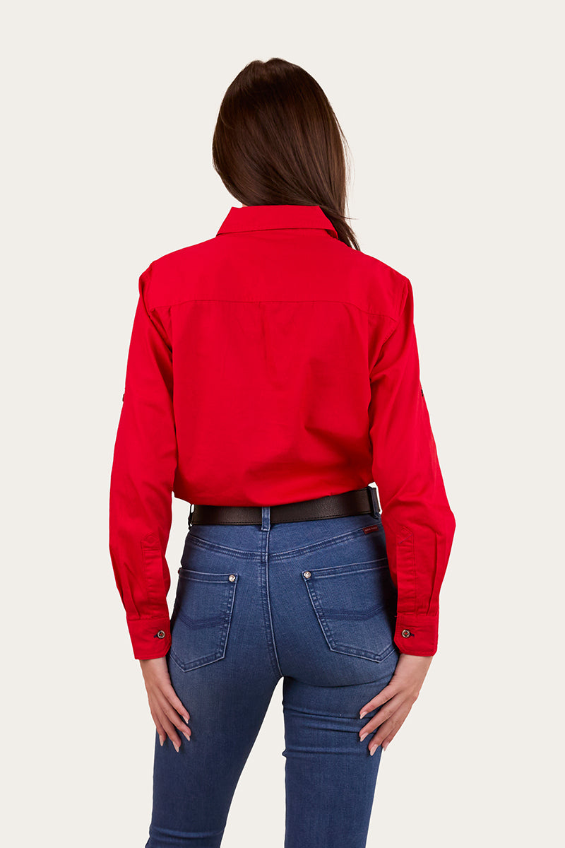 Pentecost River Womens Half Button Work Shirt