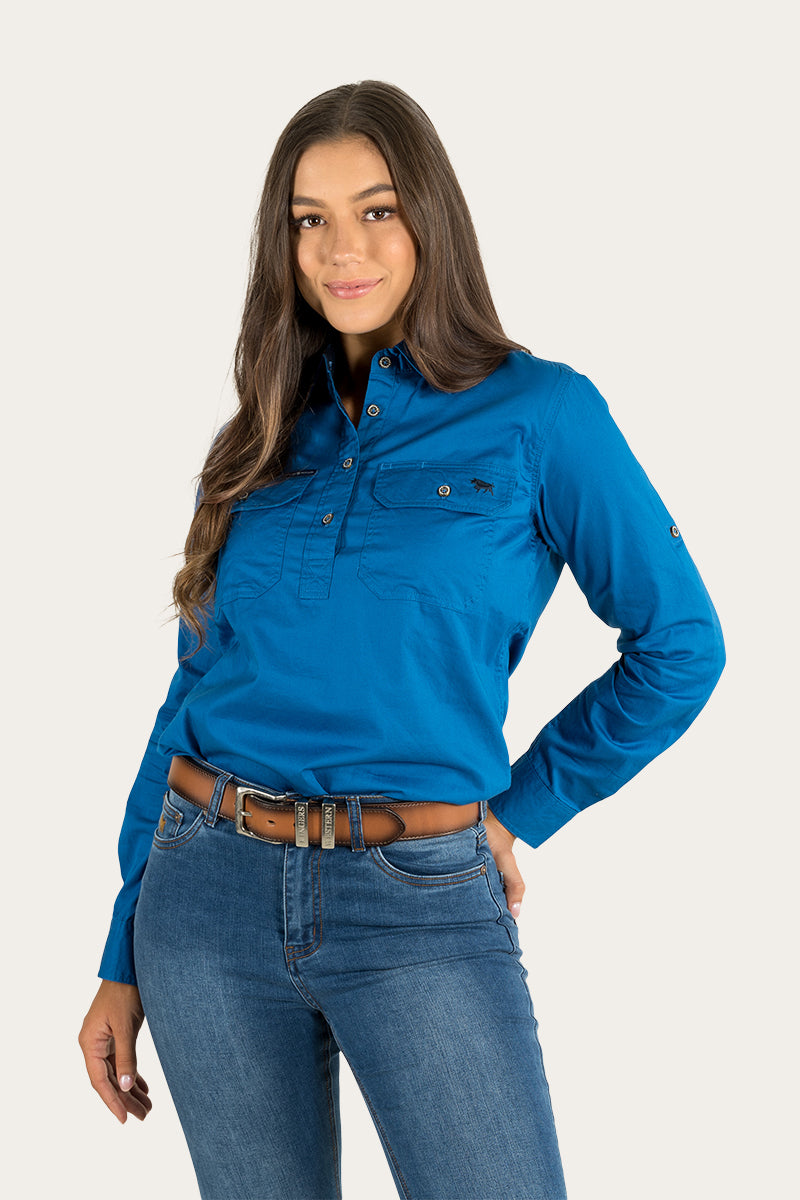 Pentecost River Womens Half Button Work Shirt
