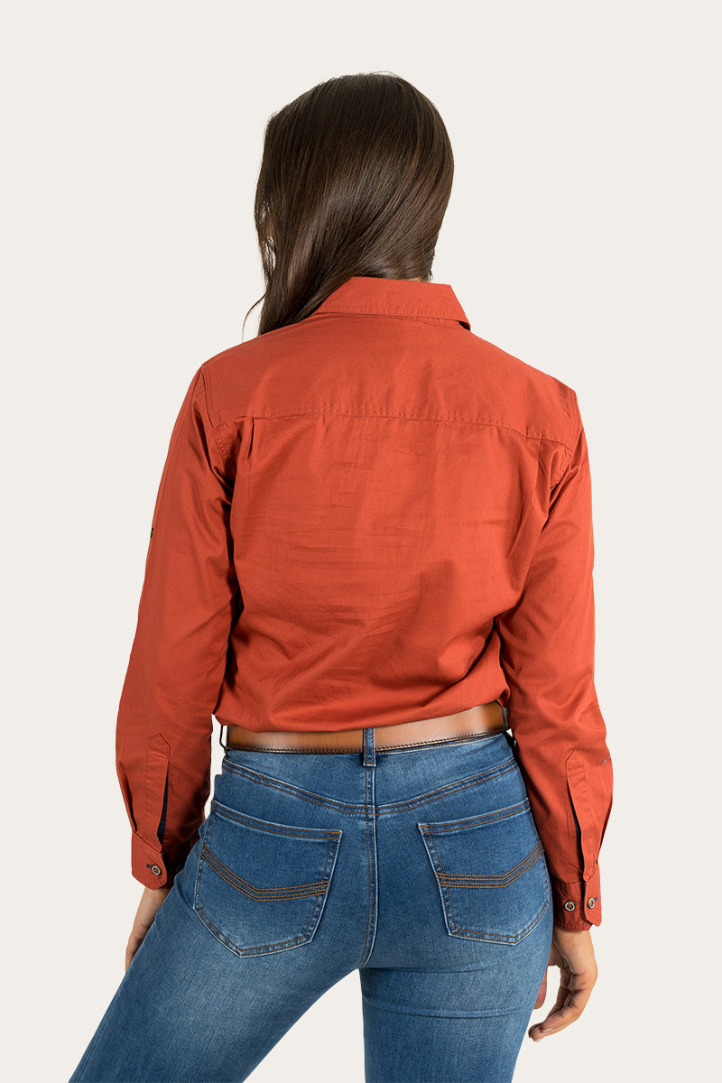 Pentecost River Womens Half Button Work Shirt