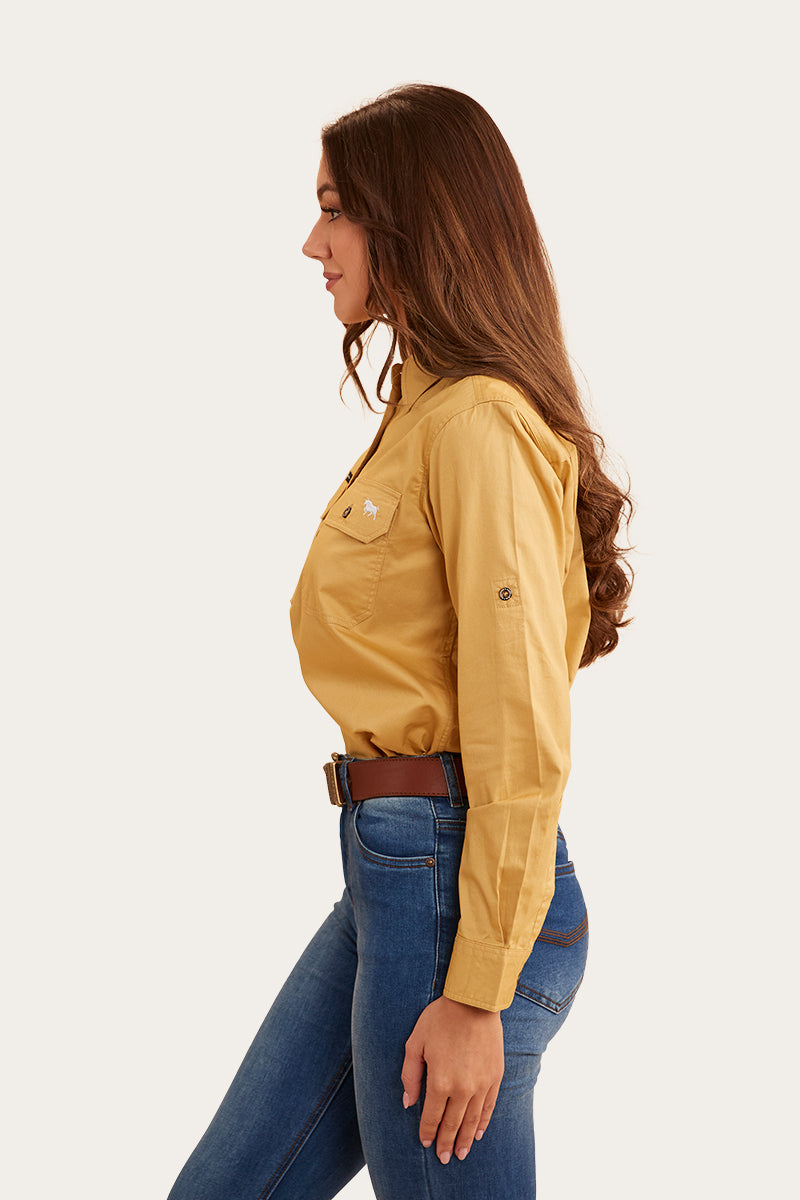 Pentecost River Womens Half Button Work Shirt