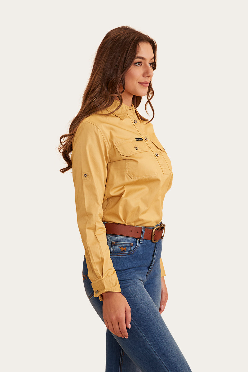 Pentecost River Womens Half Button Work Shirt