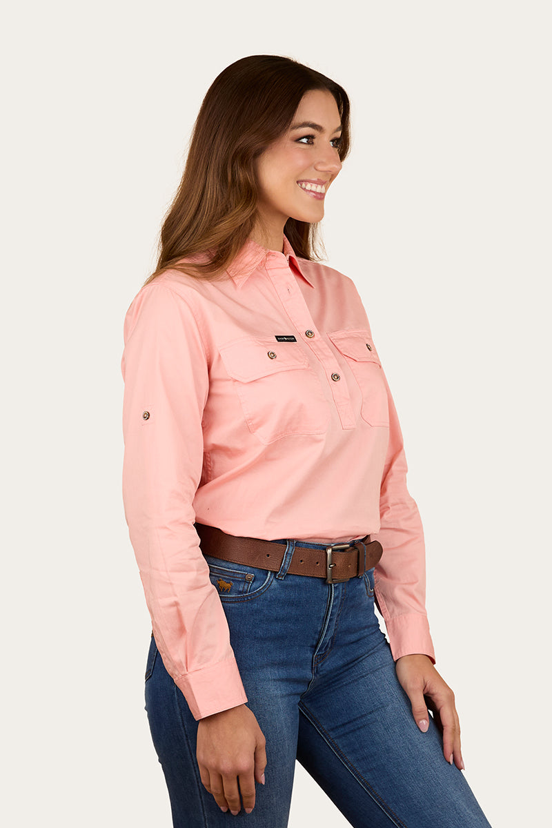 Pentecost River Womens Half Button Work Shirt