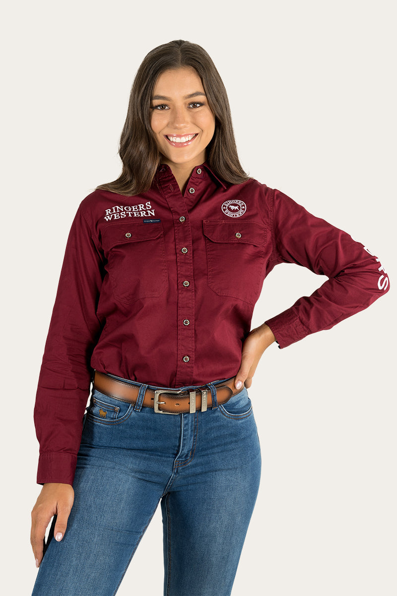 Signature Jillaroo Womens Full Button Work Shirt