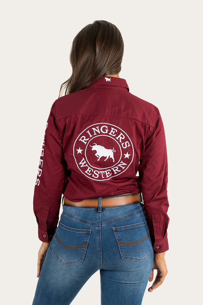 Signature Jillaroo Womens Full Button Work Shirt