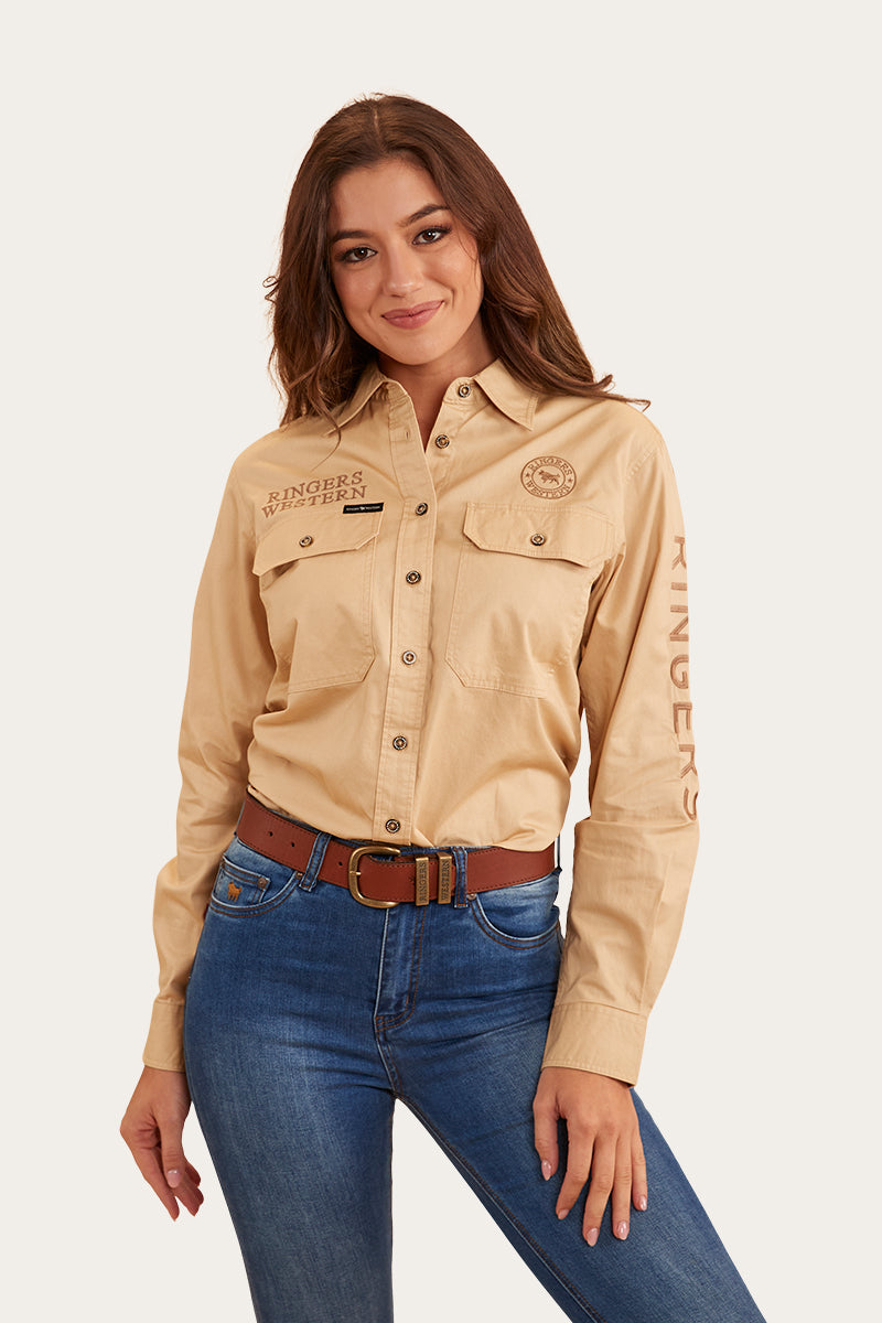 Signature Jillaroo Womens Full Button Work Shirt