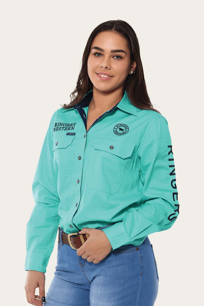 Signature Jillaroo Womens Full Button Work Shirt