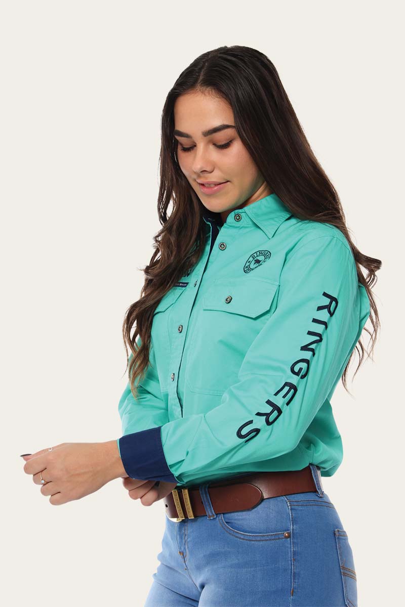 Signature Jillaroo Womens Full Button Work Shirt