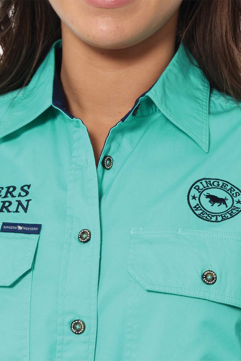 Signature Jillaroo Womens Full Button Work Shirt