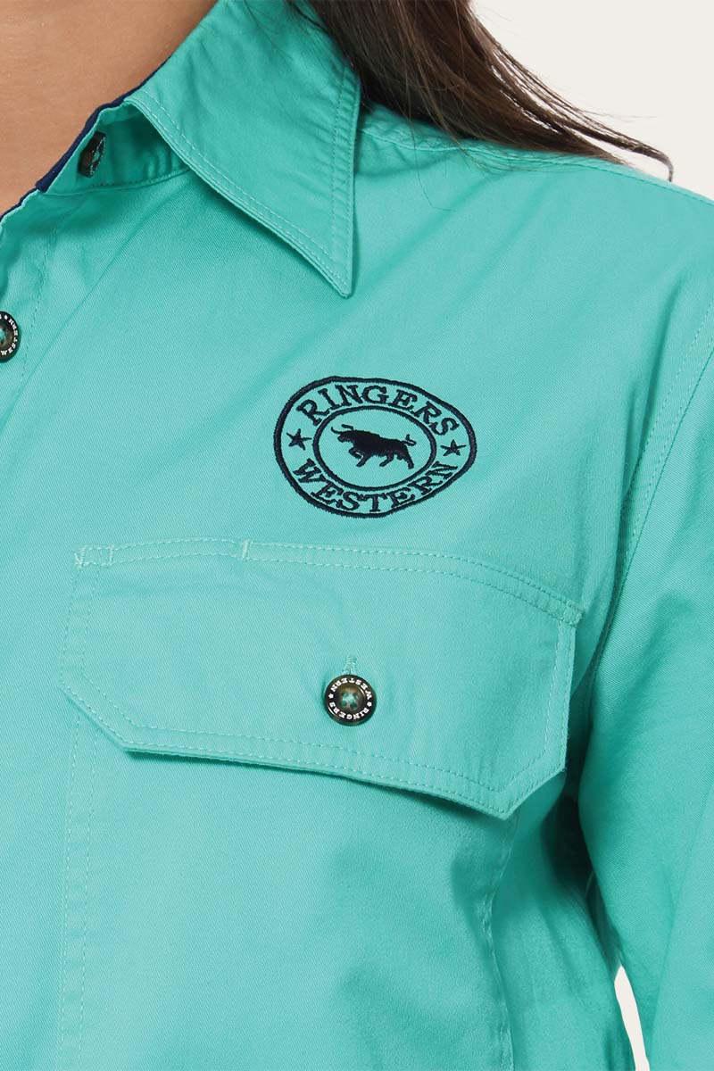 Signature Jillaroo Womens Full Button Work Shirt