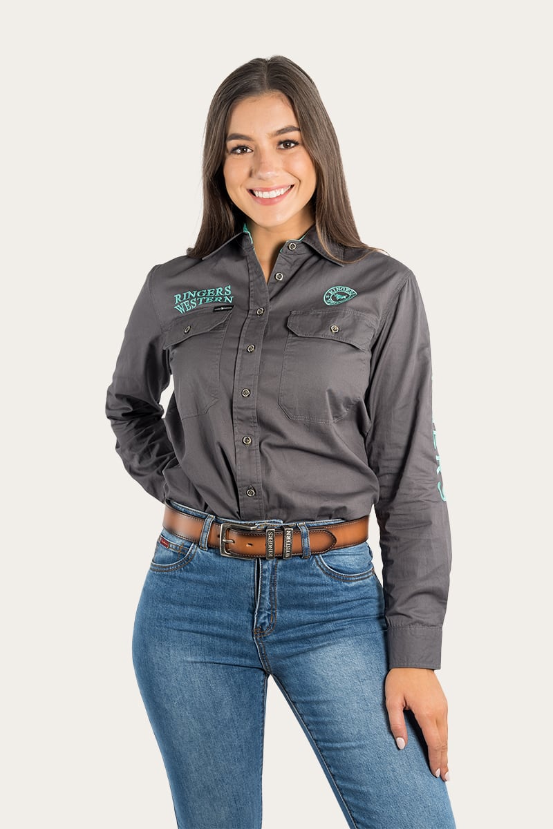 Signature Jillaroo Womens Full Button Work Shirt