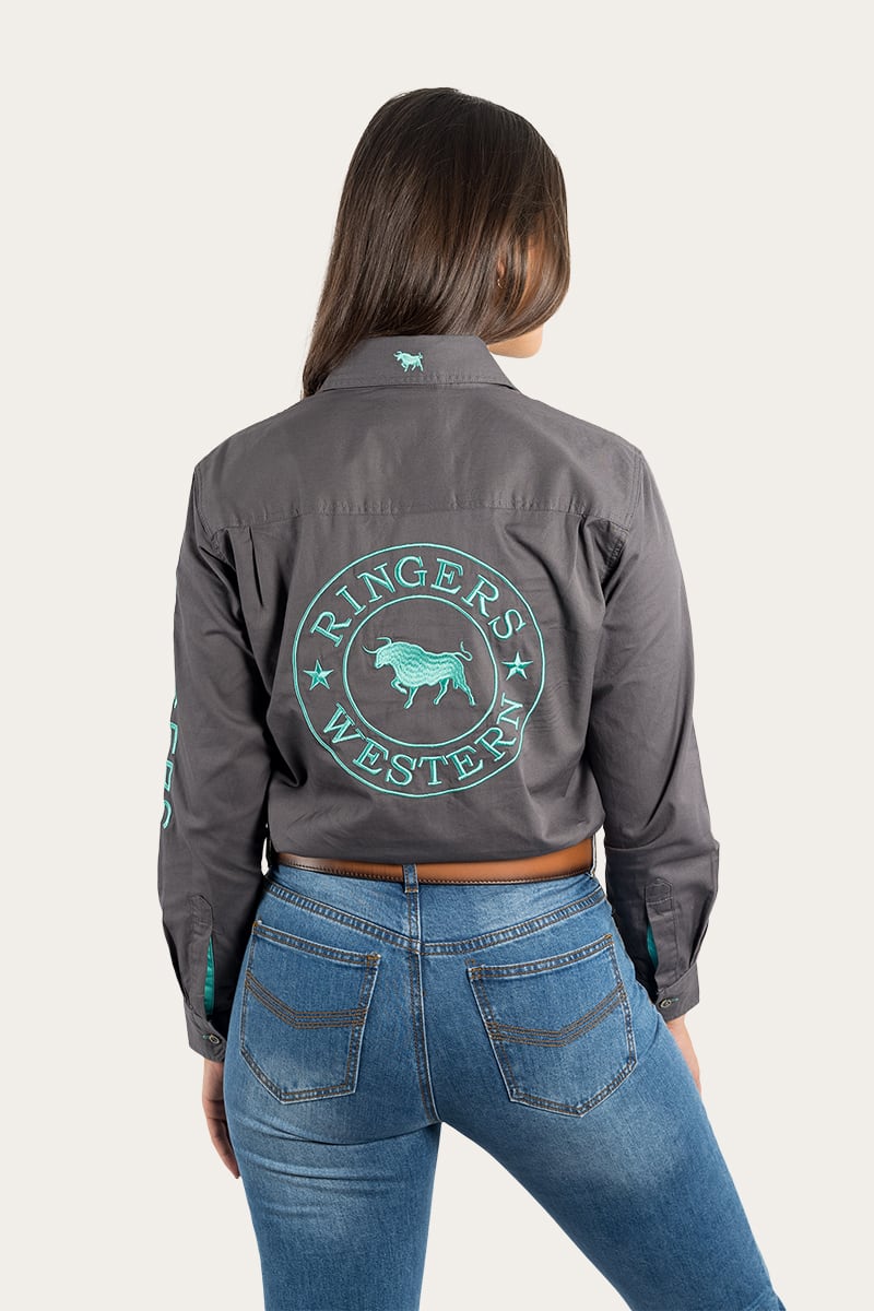 Signature Jillaroo Womens Full Button Work Shirt