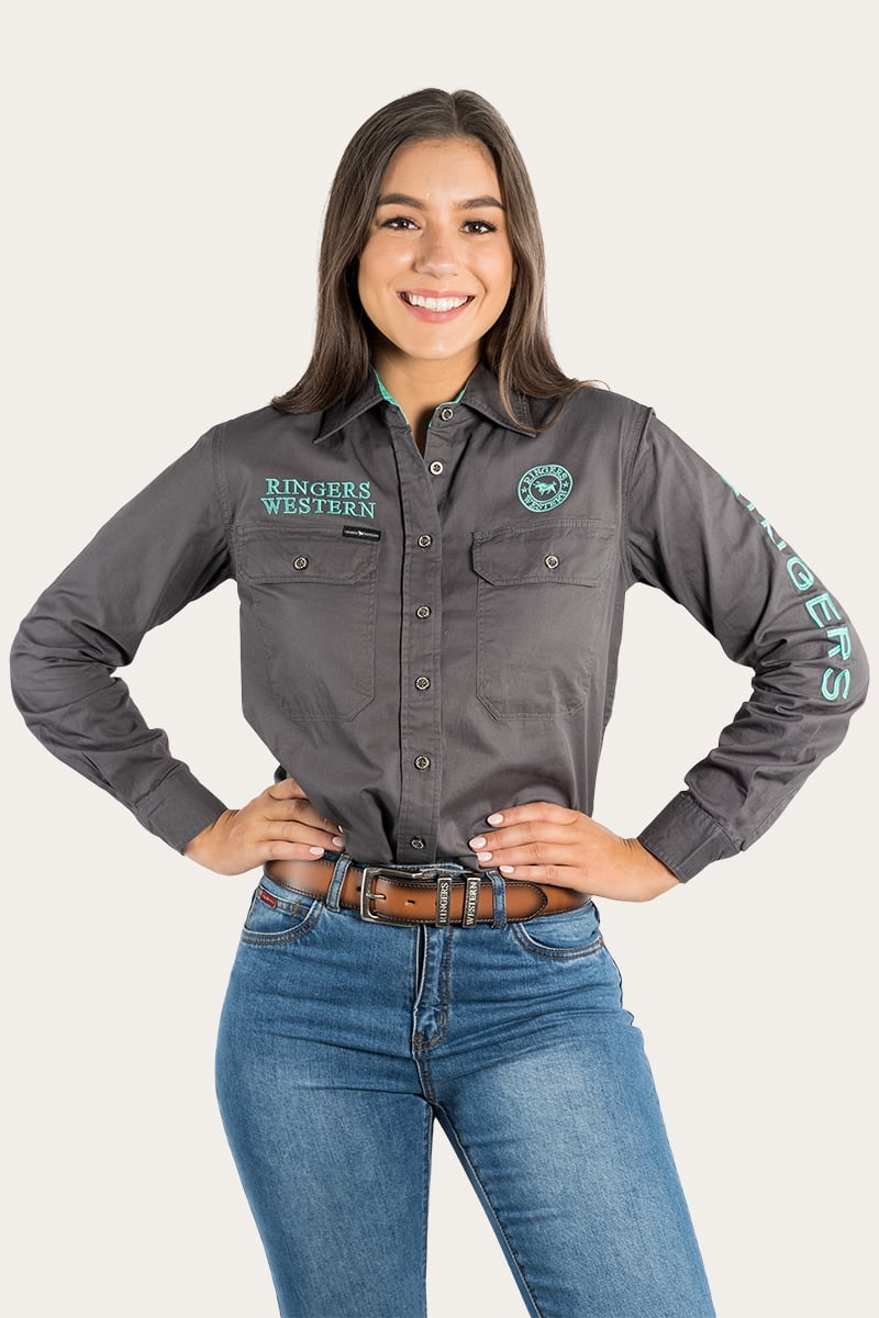Signature Jillaroo Womens Full Button Work Shirt