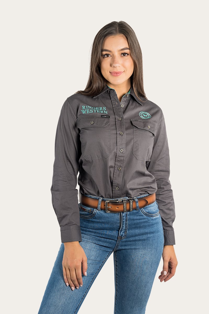 Signature Jillaroo Womens Full Button Work Shirt