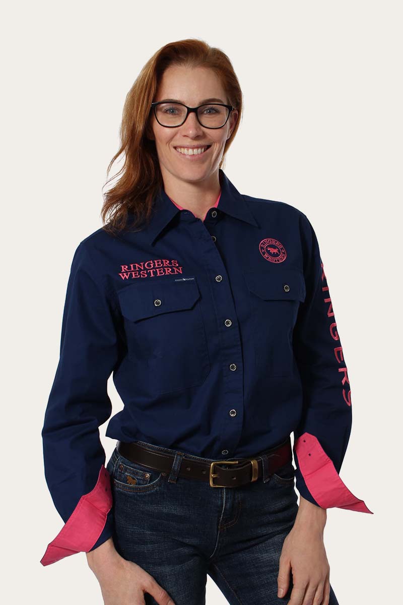 Signature Jillaroo Womens Full Button Work Shirt