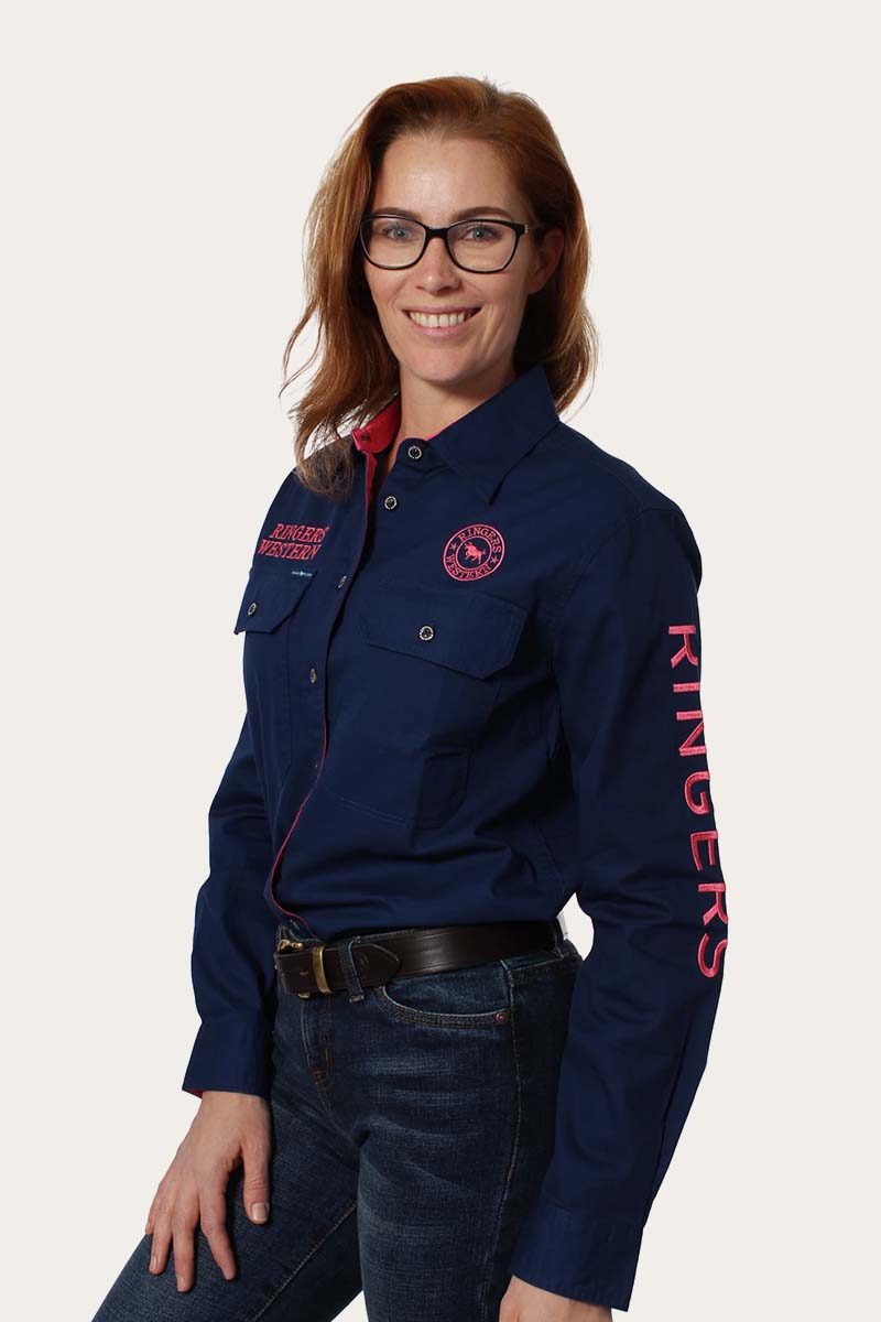 Signature Jillaroo Womens Full Button Work Shirt