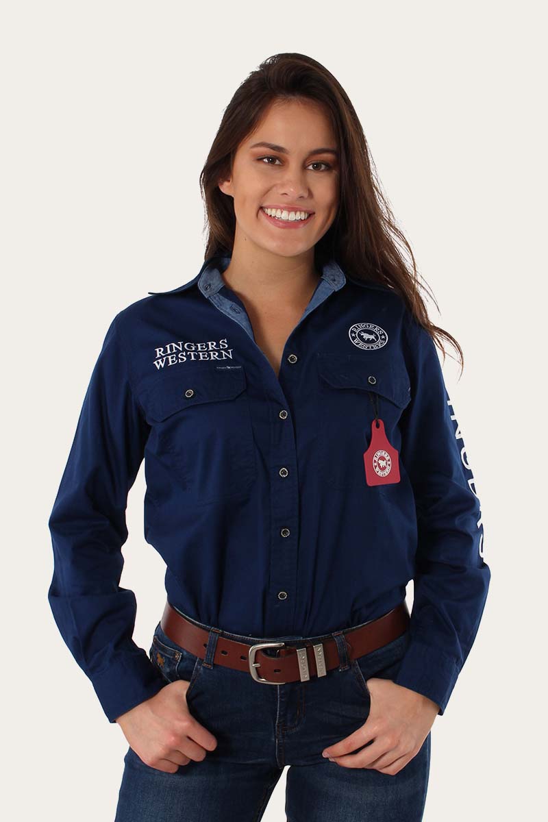 Signature Jillaroo Womens Full Button Work Shirt