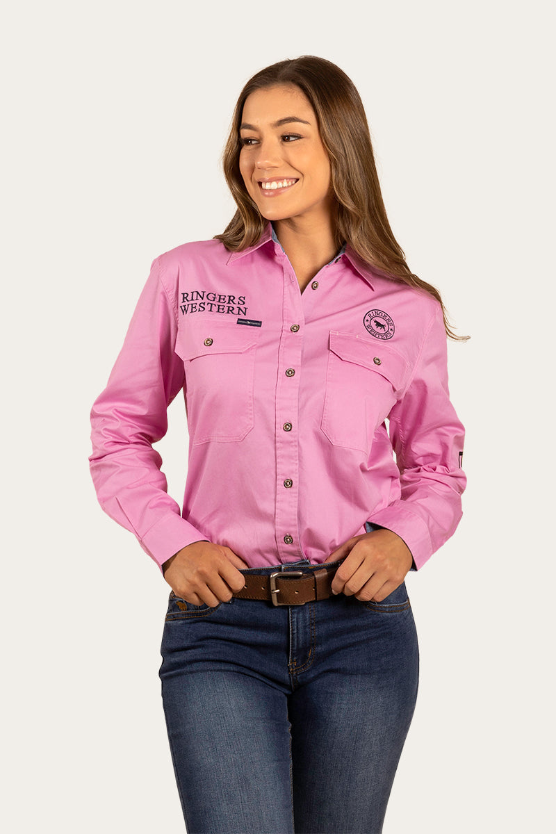 Signature Jillaroo Womens Full Button Work Shirt
