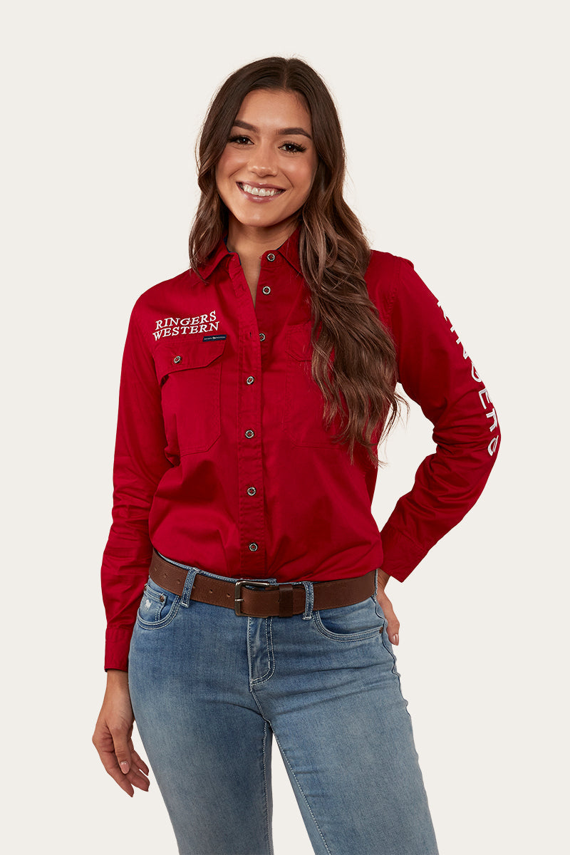 Signature Jillaroo Womens Full Button Work Shirt