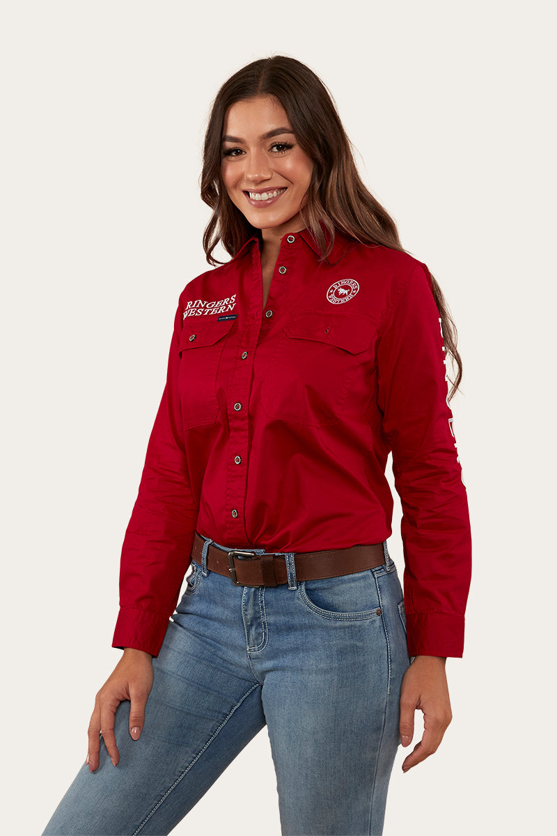 Signature Jillaroo Womens Full Button Work Shirt