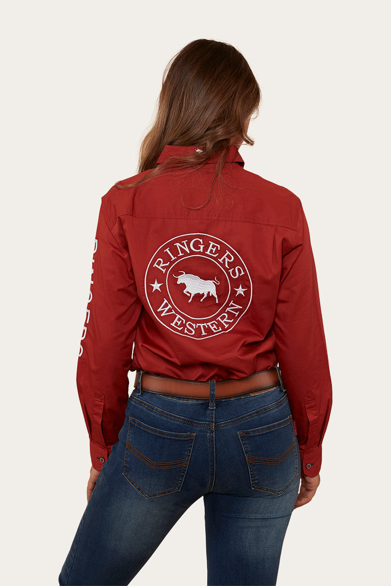 Signature Jillaroo Womens Full Button Work Shirt
