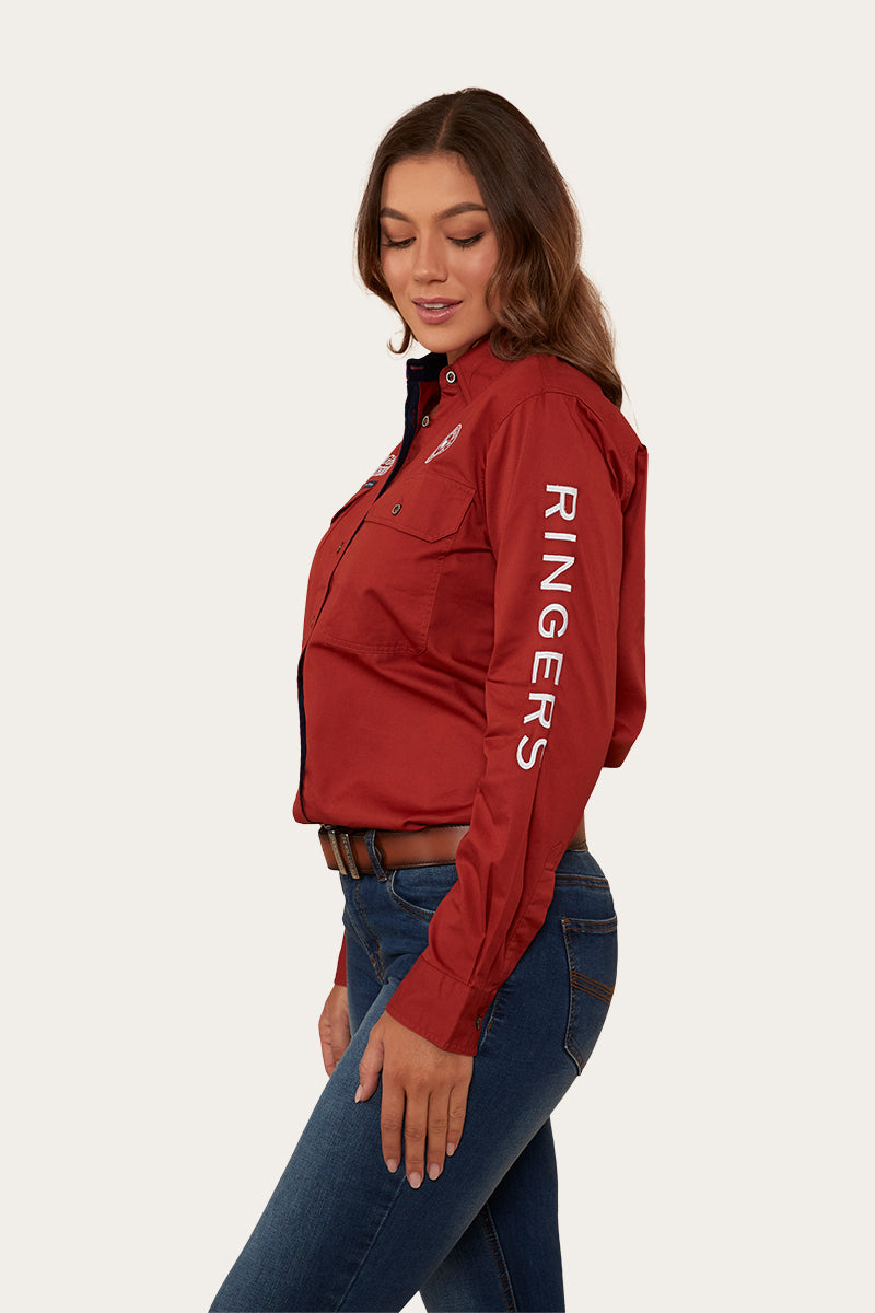 Signature Jillaroo Womens Full Button Work Shirt