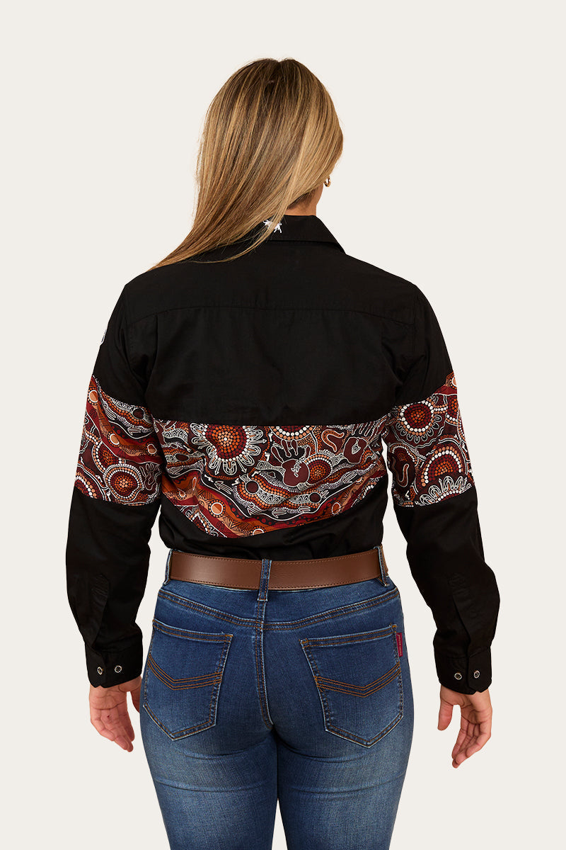 Walkabout Warrior Womens Half Button Work Shirt