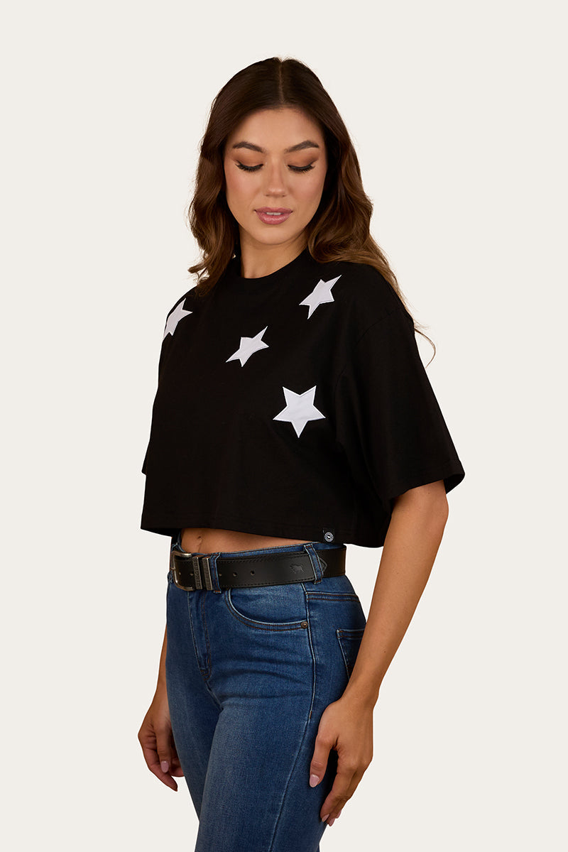 Twilight Womens Oversized Cropped T-Shirt