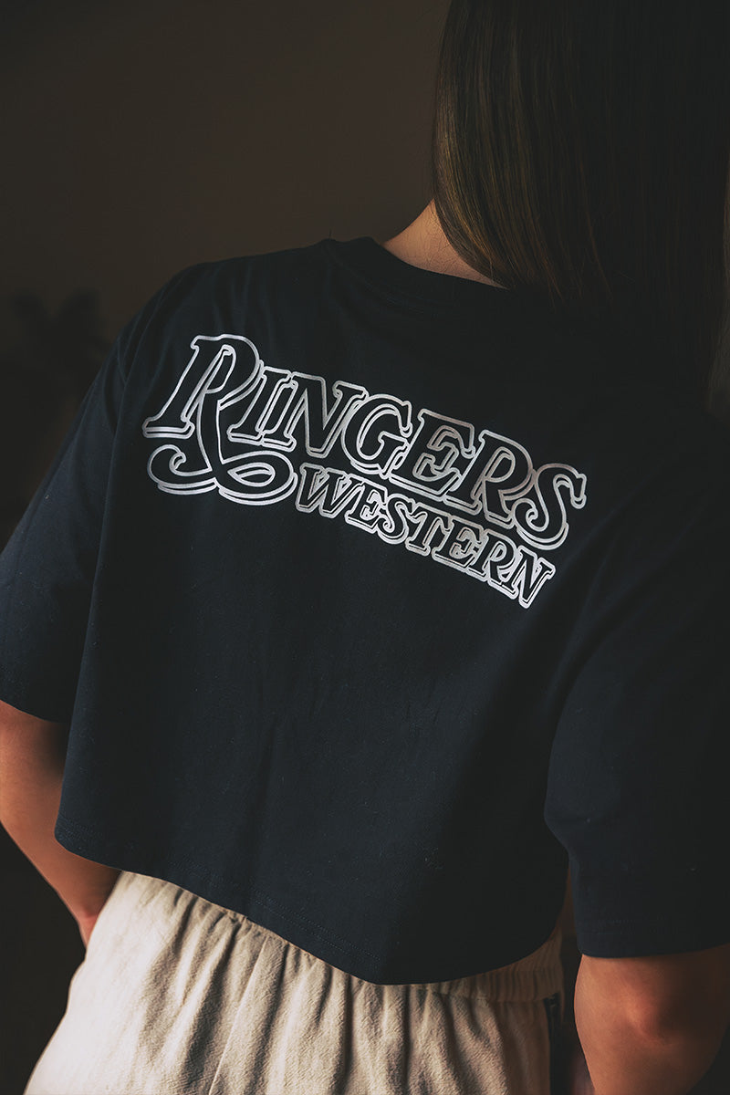 Twilight Womens Oversized Cropped T-Shirt