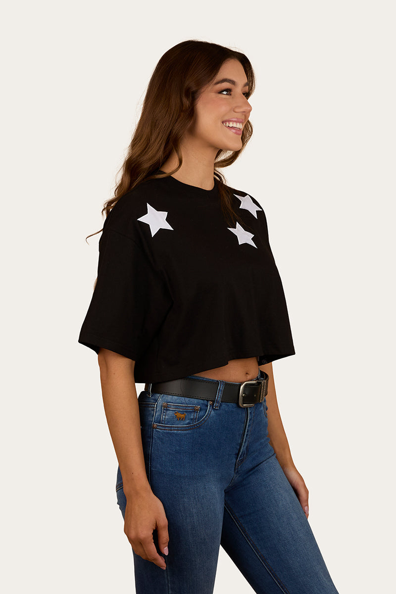 Twilight Womens Oversized Cropped T-Shirt